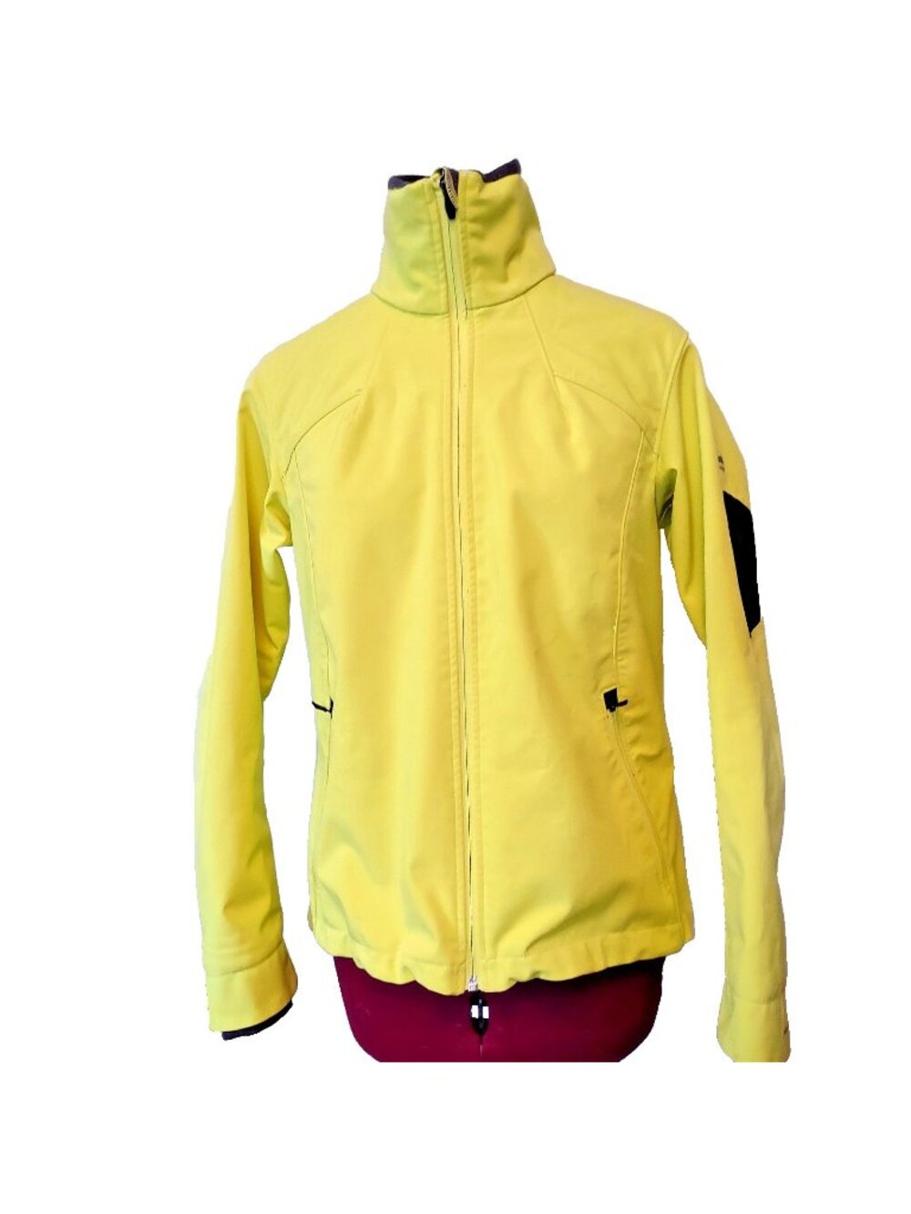 Columbia Titanium Women's M Jacket Yellow Gray Black Omni-Shield Waterproof
